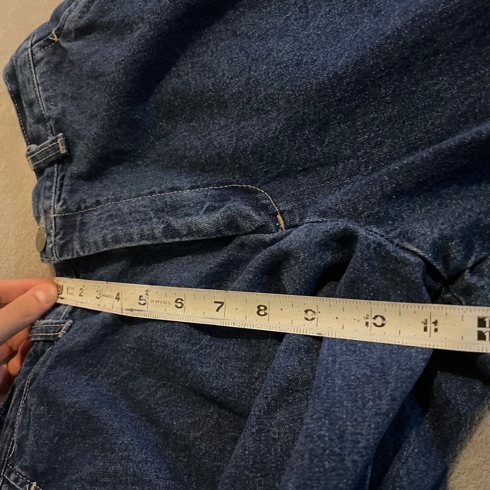 Vintage Casual Corner Jeans Womens 10 High Rise Wide Leg Denim Made in USA 90s - Picture 7 of 12